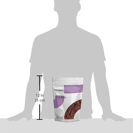 Amazon Brand - Solimo Duck Jerky Dog Treats,2 pounds (Pack of 2)