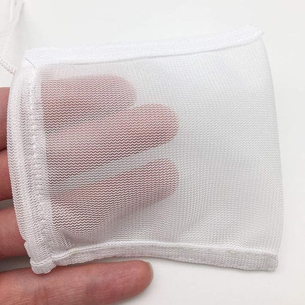 6 Pack Small Sized Filter Bags for Activated Carbon,3 by 4 inches High Flow Aquarium Mesh Media Filters Bag with Drawstrings for Fish Tank Charcoal Filter Bags