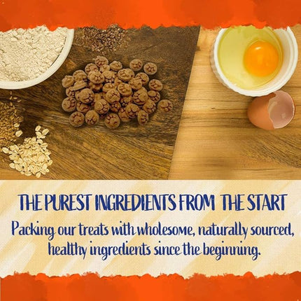 Blue Dog Bakery Natural Dog Treats, Doggie Paws, Peanut Butter Flavor, 16.2oz (1 Count) (Pack of 2)