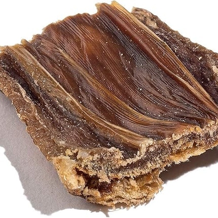 Jack&Pup Beef Gullet Bites (1 LB) Gullet Jerky for Small, Medium Dogs, Single Ingredient Beef Esophagus Dog Treats for Puppies