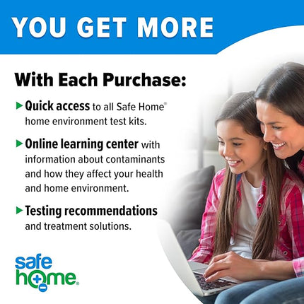 Safe Home® DIY Bacteria in Water Test Kit – Results as Fast as 6 Hours – Detects 50 Different Species of Coliform Bacteria – EPA Lab Certified – Made in the USA – (2 Pack)