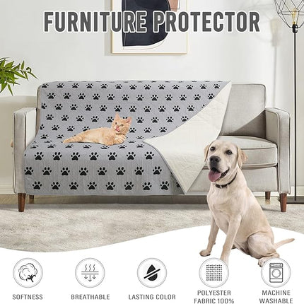 SPXTEX Dog Bed Cover Dog Crate Pads Dog Pee Pads Washable Dog Pads, Non Slip Puppy Pee Pads for Large Dogs, Waterproof Pet Pee Pad, Dog Whelping Training Pads for Dogs, 1 Piece, 82"x86"