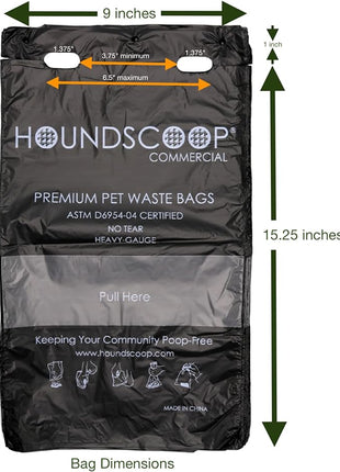 Case of 3200 Pull-Strap Header Pet Waste Bags, 32 Header Packs of 100 Bags, Commercial Dog Waste Station Bags HOA, Residential, XL and Strong, Easy Single Pull for Poop Station Dispensers