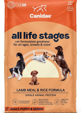 CANIDAE All Life Stages Lamb Meal & Rice Formula Dog Dry 27 Pound (Pack of 1)