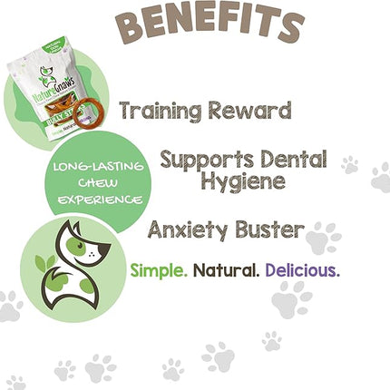 Nature Gnaws Bully Stick Rings for Dogs (5 Count) - Long Lasting for Aggressive Chewers - Natural Beef Dog Chew Bones - Rawhide Free