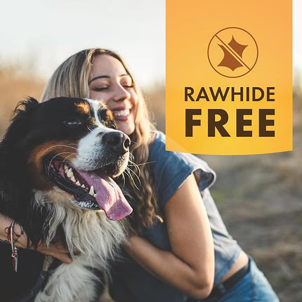 Pur Luv Dog Treats, K9 Kraves Combo Rawhide Free Bone Dog Treat, Peanut Butter and Chicken Flavor, Made with Real Peanut Butter and Chicken, 20 Count, Easily Digestible, Long-Lasting, High Protein