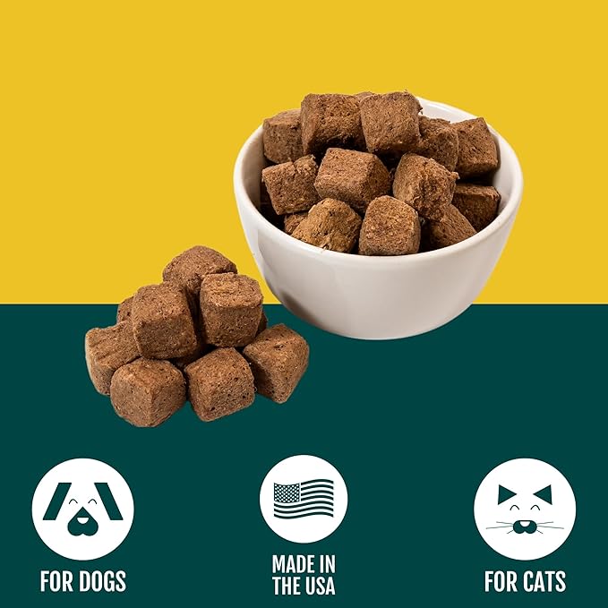 Momentum Carnivore Nutrition Freeze-Dried Duck Neck Dog Treats – Single-Ingredient, Dog & Cat Treats – High-Protein, Grain-Free– 3 oz Bag