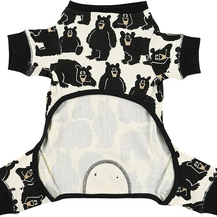 LazyOne Flapjacks, One-Piece Dog Sweater, Matching Family Pajamas for Dogs, Bear, Animal (Medium)