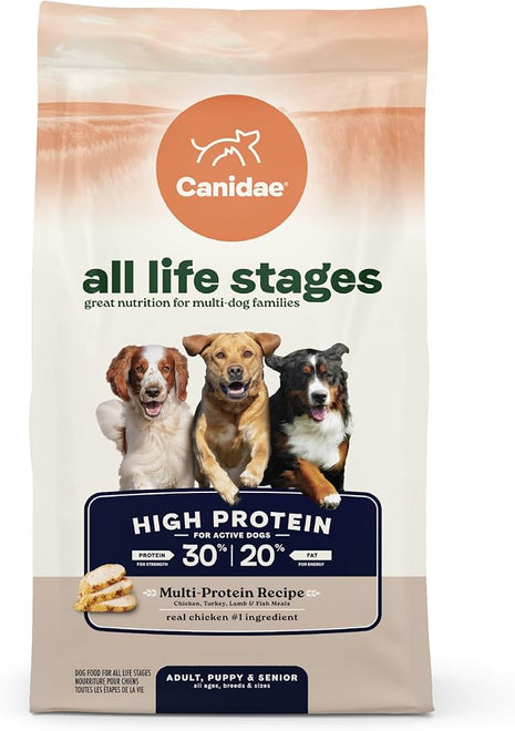 Canidae All Life Stages High Protein Dry Dog Food, Multi-Protein Recipe, 4 lbs.