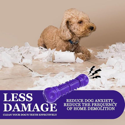 Dog Squeaky Toys for Aggressive Chewers, Durable Chew Toys for Large Medium Breed Dog, Dog Toys, Tough Durable Dogs Toys with Natural Rubber