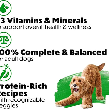 Purina Beneful Protein Gravy Wet Dog Food Variety Pack Freshly Prepared Meals Stew - (Pack of 6) 10 oz. Tubs