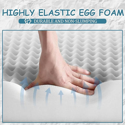 EMPSIGN Reversible Cool and Warm Dog Bed for Crate Pad, Pet Beds with Washable and Removable Cover, Dog Crate Beds Sleeping Mats, Beds for Dogs Crate for Large Medium Small Dogs, Grey