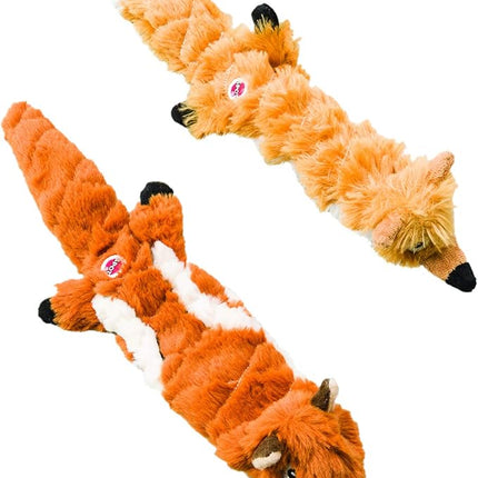 SPOT Skinneeez Extreme Quilted Chipmunk- Durable, Stuffing Free Dog Toy with 4 Layers of Diamond Stitched Fabric & 2 Squeakers- Ideal for Small & Medium Aggressive Puppies and Dogs- 14in