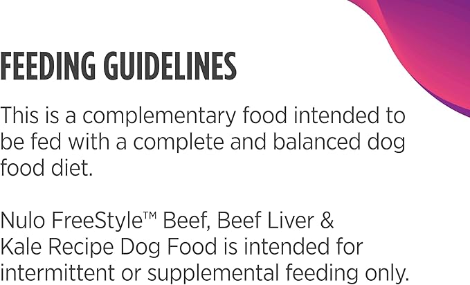 Nulo Freestyle Beef, Beef Liver & Kale in Broth Real Meat Dog Food Topper, 2.8 Ounce (Pack of 6)