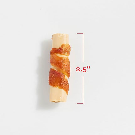 DreamBone Mini Sticks Wrapped With Real Chicken, Rawhide Free Dog Chew Sticks, 15 Count