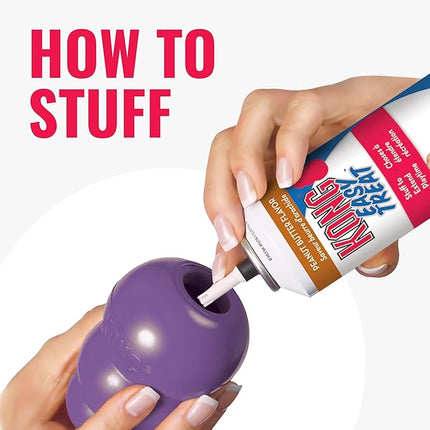 KONG Senior - Dog Toy with Gentle, Natural Rubber - Durable Dog Toy for Older Dogs - Use Treats with Stuffable Chew Toy - Treat Toy for Chewing & Fetching - for Small Dogs (Pack of 2)