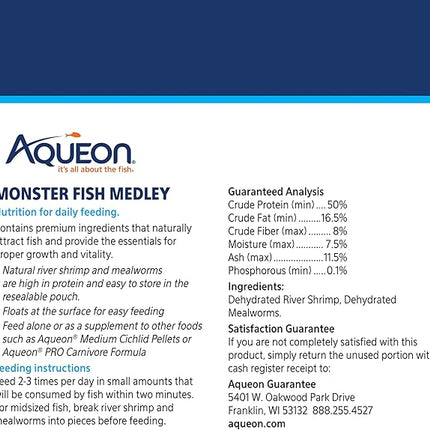 Aqueon Monster Fish Medley 3.5 Ounces