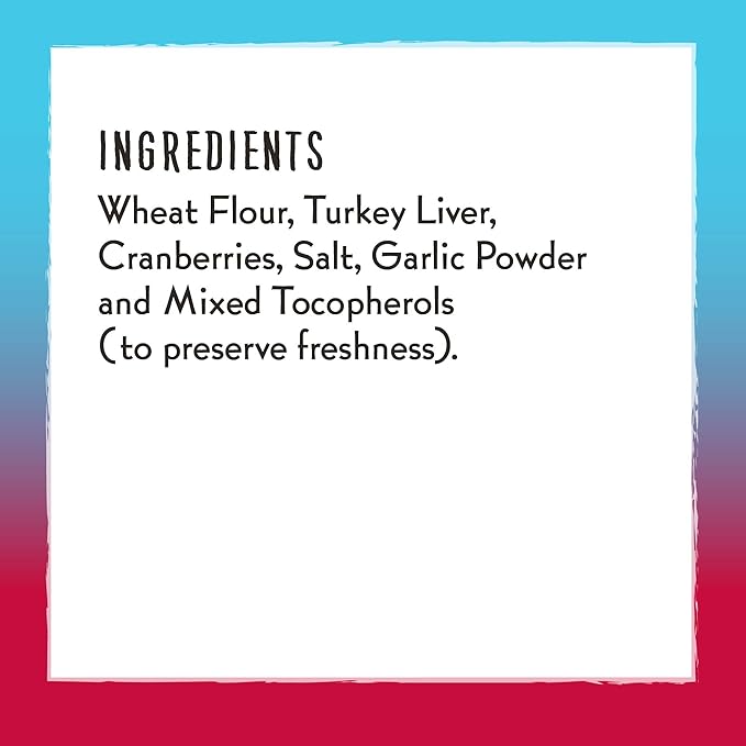 Charlee Bear Original Dog Treats, Turkey Liver & Cranberries, 16 oz (Pack of 2)