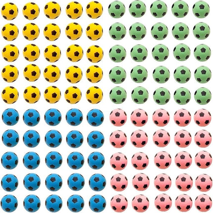 Foam Soccer Balls Cat Toys 100 Pack - Soft Cat Sponge Balls Toys for Indoor Cats, 1.65", Present Box.