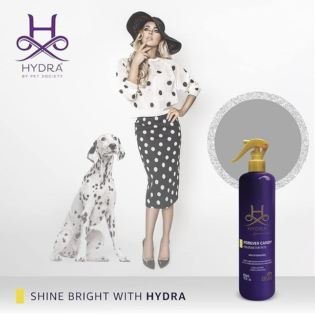 Hydra Forever Candy Pet Cologne, Finishing Cologne for Dogs and Cats, Grooming Spray, 15 FL.OZ