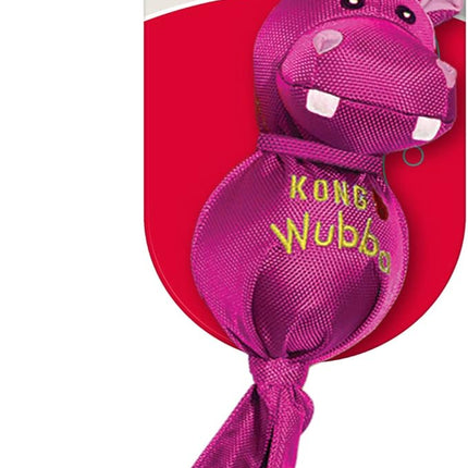 KONG Wubba Friends Ballistic Dog Toy - Durable Interactive Squeaky Toy, Assorted Colors/Animals, Fetch & Tug-of-War (Small)