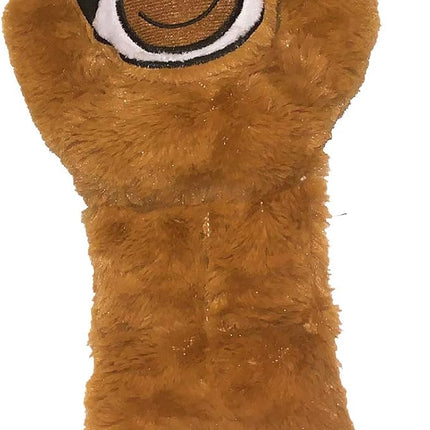 Jalousie 5 Pack 12'' Dog Toys Assortment - Plush Squeaky Toys for Medium to Large Breeds - Raccoon, Elk, Hippo, Fox, Sloth