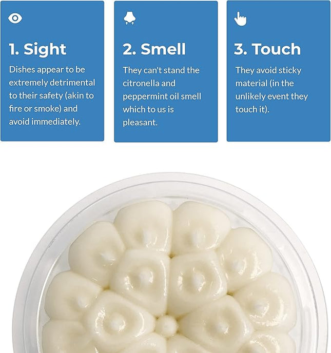 Bird Barrier Optical Gel Bird Deterrent – 200 Pack All-Natural Bird Gel – Deters Most Species Including Pigeons, Woodpeckers, Gulls, Crows, Starlings – Ideal for Ledges, Balconies, Signs, Equipment