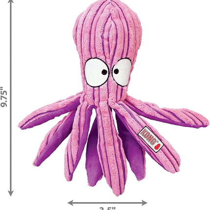 KONG - CuteSeas™ Octopus - Corduroy Plush Dog Toy - For Medium Dogs