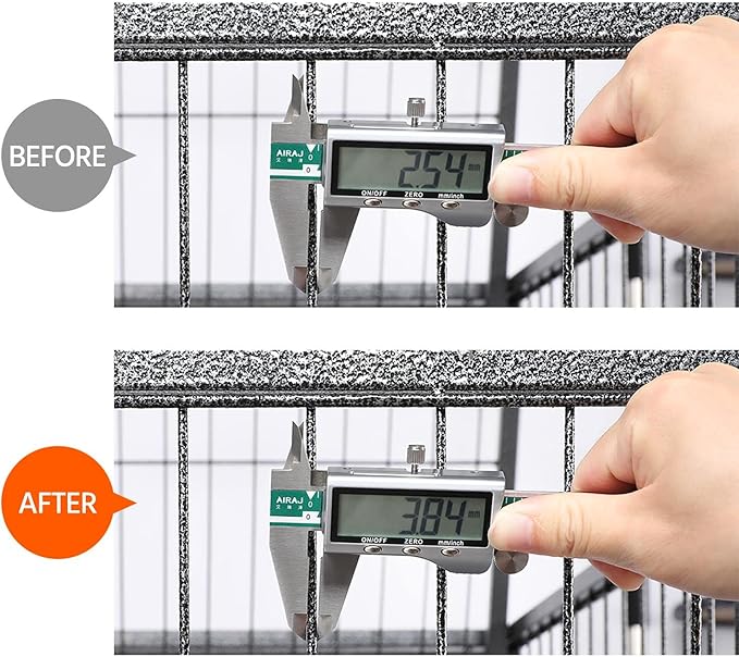 Yaheetech Dog Crate 43-inch Heavy Duty Metal Dog Cage Collapsible Open Top Pet Kennel w/Double Doors & Prevent Escape Locks/Lockable Wheels/Double Tray Indoor Outdoor, Black