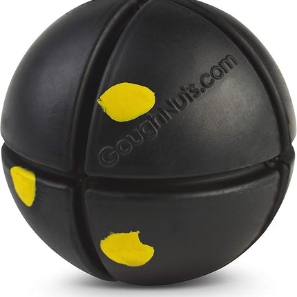 Goughnuts – Virtually Indestructible Ball - Guaranteed Dog Chew Toys for Aggressive Chewers Like Pit Bulls, German Shepherds, and Labs from 30-70 Pounds - Toughest and Durable Natural Rubber - Pro 50