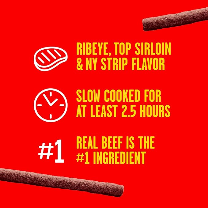 Pup-Peroni Dog Treats, Triple Steak Flavor, 22.5 Ounce, Ribeye, Top Sirloin, NY Strip Flavors