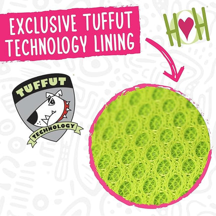 HuggleHounds Plush Dog Toy - Fuzzy Dog Toy, Soft Fleece, Interactive Durable Stuffed for Small and Large Breeds with Squeaker - Squooshie Skunk