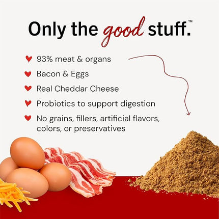 Stella & Chewy's Marie's Magical Breakfast Sprinkles Freeze-Dried Raw Bacon, Egg & Cheese Recipe Grain-Free Dog Food Topper, 7-oz Bag