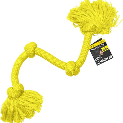 Playology Rope Toys for Dogs | Tug of War Dog Toy for Aggressive Chewers | Chicken Scented Dog Toys | Mega Rope Toy for Interactive Play