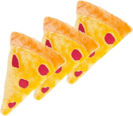 ZippyPaws NomNomz - Dog Squeaky Toys to Keep Them Busy, Funny Food Plush for Small & Medium Dogs, Cute Stuffed Puppy Toy, Pet Products, Gift for Dogs of All Breeds, Soft and Cuddly - Pizza