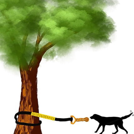 Dog Bungee Toy 20.35 ft Reinforced Interactive Rope with Two Replacement Refills - Dog Rope Toys Interactive Toys