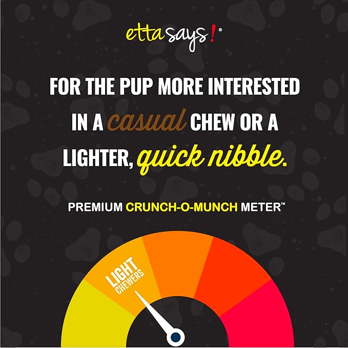 etta says! Premium Crunchy 7" Buffalo Dog Chews - Grain-Free Dog Treats, Good for Teeth, Easy to Digest - Made in The USA (20 Count Pack of 1)