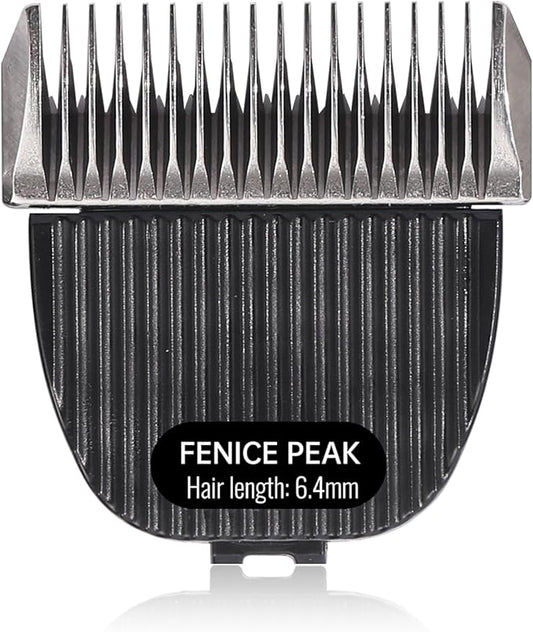 FENICE PEAK 5FC Low Noise Pet Dog Grooming Clippers Replacement Blade Ceramic Edge Detachable Steel Pet Clipper Blade with Cutting Length of 6.4mm 1/4'' (1 Count)