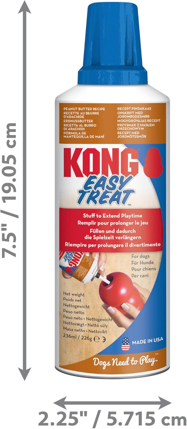 KONG - Easy Treat - Dog Treat Paste - Peanut Butter - 8 Ounce