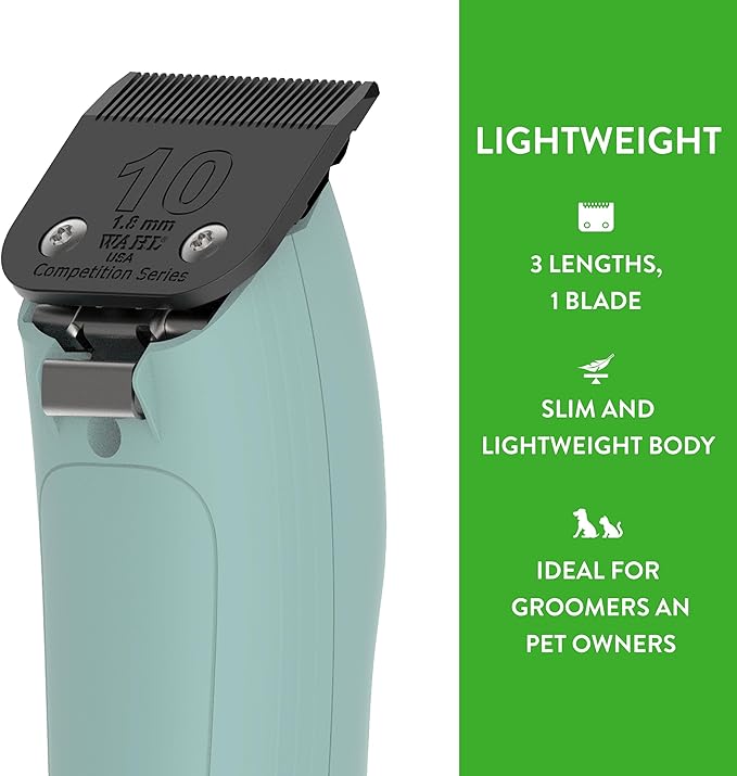 Wahl Pro Animal KM Inspire Grooming Clippers - Powerful Brushless Motor - Professional Grooming Kit - for Dog, Cat & Horse - Corded Dog Groomer - 4 Stainless Steel Guide Combs