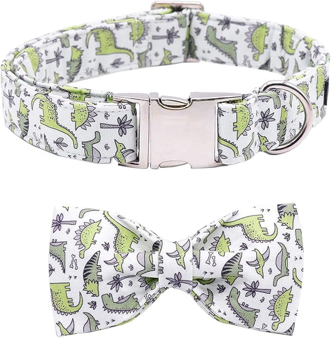 ARING PET Bowtie Dog Collar, Dog Collar with Bow, Adjustable Dog Collars for Small Medium Large Dogs.