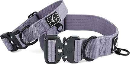 Made to ROAM Premium Dog Collar - Adjustable Heavy Duty Nylon Collar with Quick-Release Metal Buckle (Montana Moonrise, Classic Size 2)