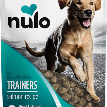 Nulo Trainers Salmon Recipe Grain-Free Low-Calorie Healthy Dog & Puppy Training Treats, 16 Ounce Pouch