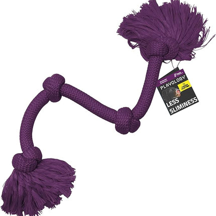 Playology Rope Toys for Dogs | Tug of War Dog Toy for Aggressive Chewers | Bacon Scented Dog Toys | Mega Rope Toy for Interactive Play