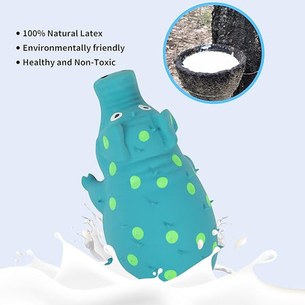 3-Pack Squeaky Pig Dog Toys - Durable Rubber Chew Toys with Oinking & Grunting Sounds for Small, Medium & Large Dogs - Interactive Latex Puppy Toy Set