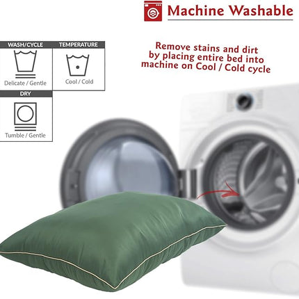 Large 35x46 Super Value Dog Pet Bed - Green