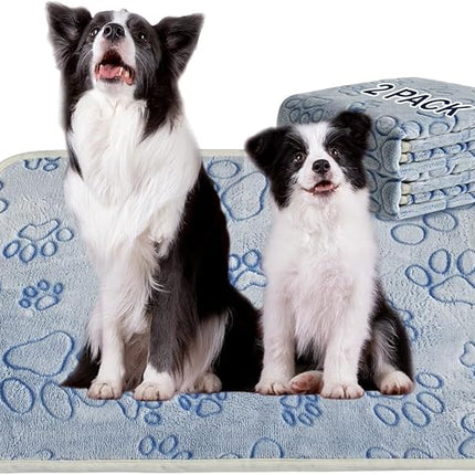 Qeils Reusable Puppy Pads, 2 Pack Washable Pee Pads for Dogs, Non Slip Wee Wee pad, Absorbent and Leakproof Training Mats for Potty, Crate, Playpen, Bed, Sofa, 28"x 42"