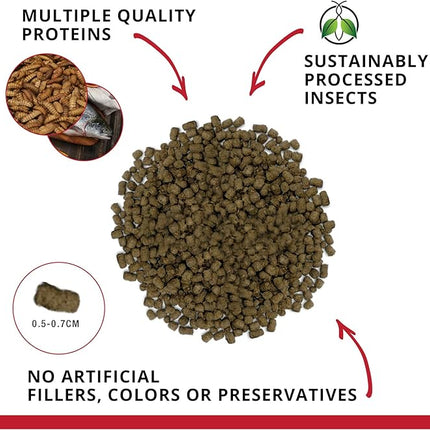 Fluval Bug Bites Cichlid Fish Food, Pellets for Medium to Large Sized Fish, 3.53 oz., A6581