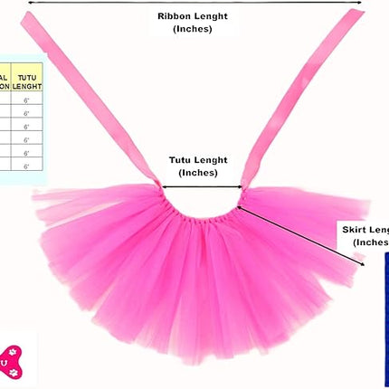 Handcrafted in USA Hotpink Tulle Tutu for Large Dogs