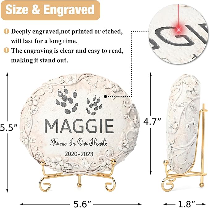 Personalized Hamster Memorial Stone, Pet Grave Markers Hamster, Hamster Headstone, Hamster Tombstone, Hamster Gravestone, Hamster Memorial Gifts